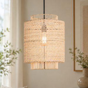 rattan lamp
